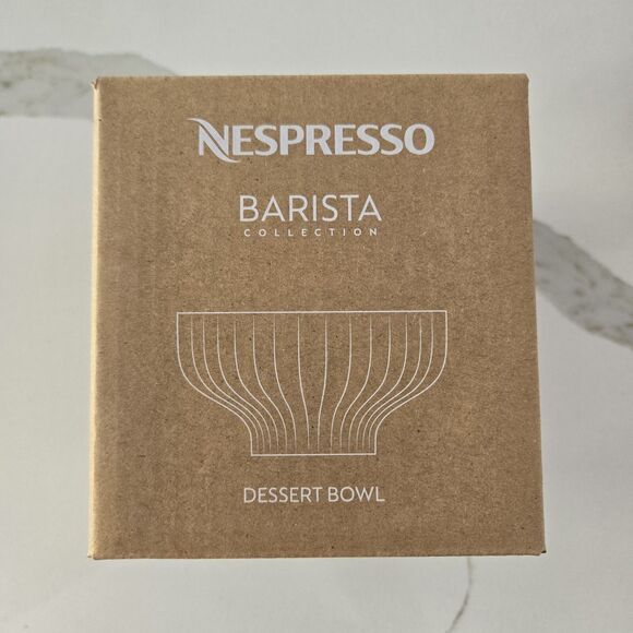 Nespresso, Barista Collection 2 Glass Dessert Bowls with Box - Picture 1 of 4